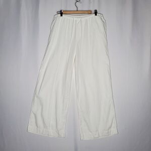 A New Day Wide Leg Pants Women Large White Drawstring